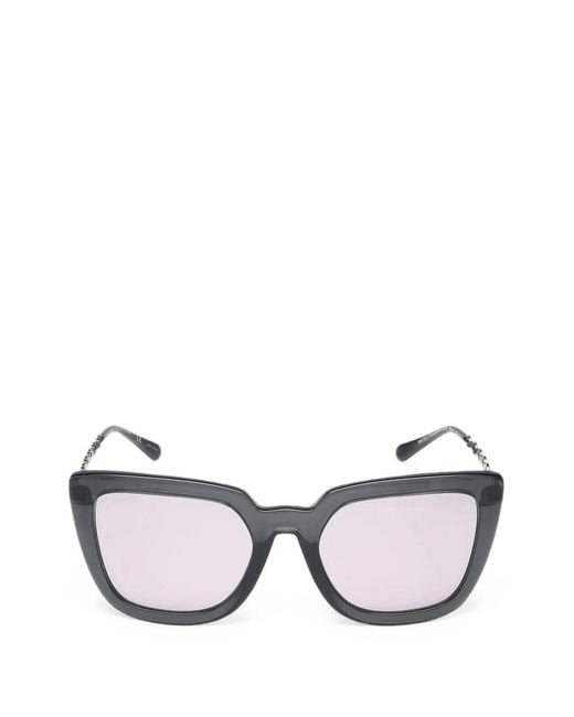 COACH Black Square-Frame Sunglasses