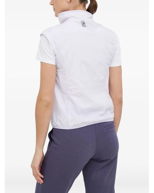 Chaqueta con cremallera y capucha Columbia de color White