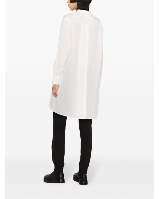 Camicia asimmetrica di Yohji Yamamoto in White