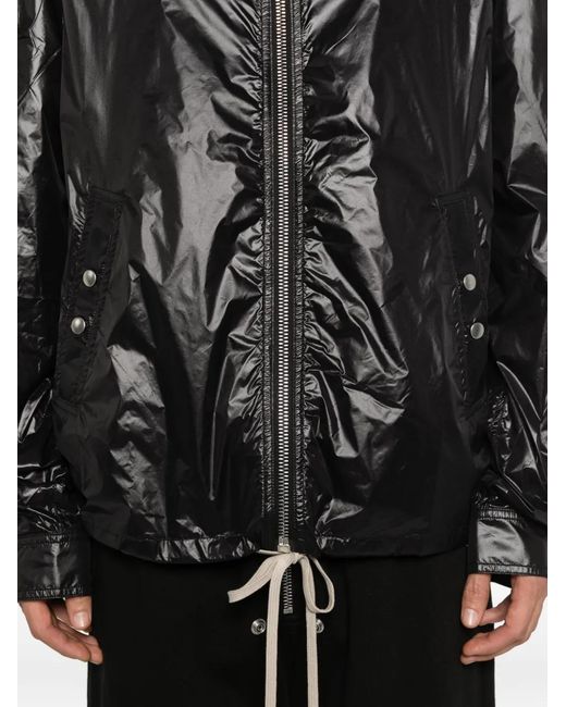 Rick Owens Black Veste À Fermeture Zippée for men
