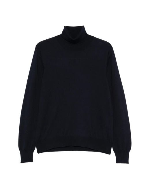 Tagliatore Blue Miles Roll-Neck Long-Sleeve Sweater for men