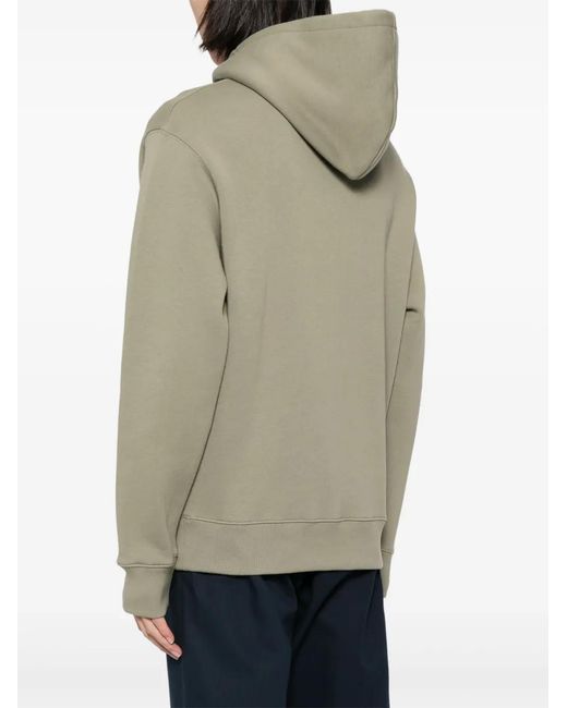 Maison Kitsuné Gray Woodland Alphabet Hoodie for men