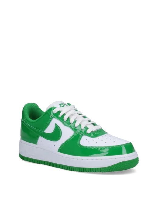 Nike Green Air Force 1 '07 Leather Sneakers