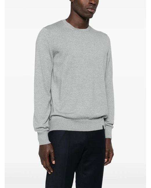 Fay Gray Virgin Wool Sweater for men