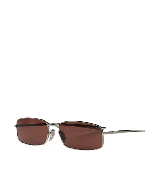 Balenciaga Brown Rectangle-Frame Sunglasses