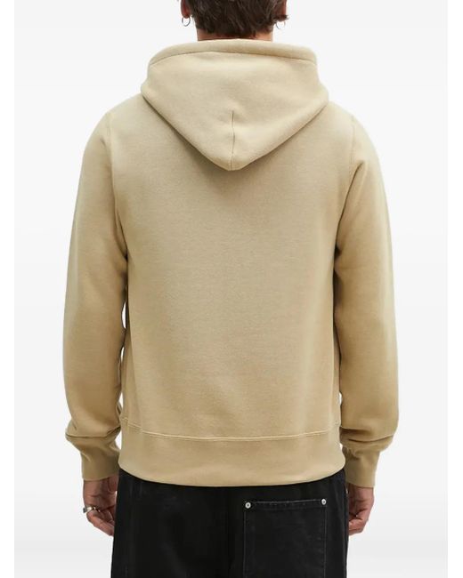 A Bathing Ape Natural Logo-Patch Hoodie for men