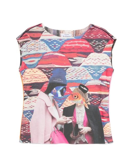 The Artistylist Pink T-Shirt À Imprimé Graphique
