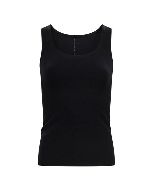 Wolford Black Scoop-Neck Top