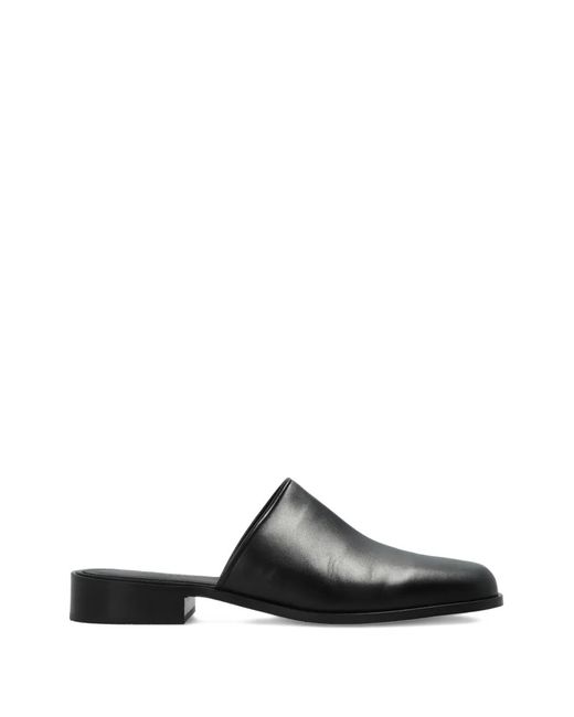 Studio Nicholson Black Square-Toe Mules for men