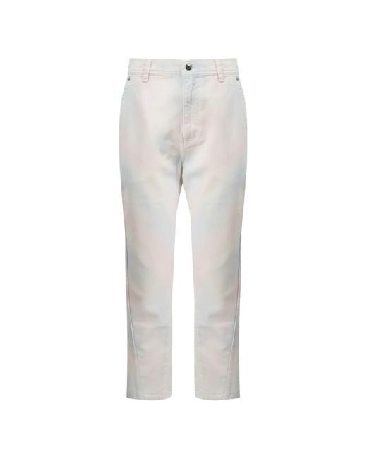 Vaqueros Rectos Estilo Capri IRO de color White