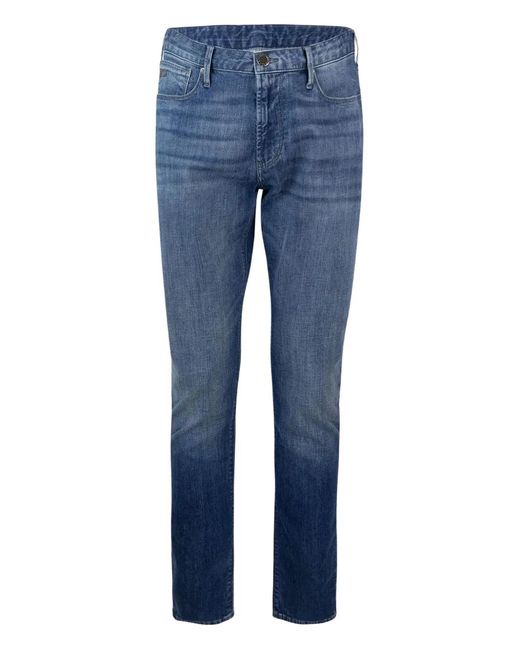 Jeans Slim di Emporio Armani in Black da Uomo