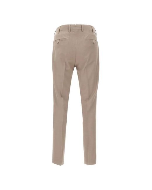 Devore Gray Pleated-Details Trousers for men