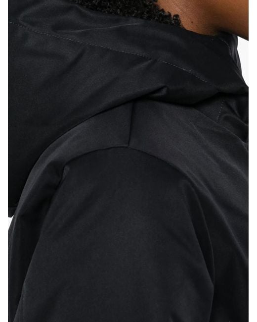 Save The Duck Black Joel Drawstring-Waist Hooded Jacket