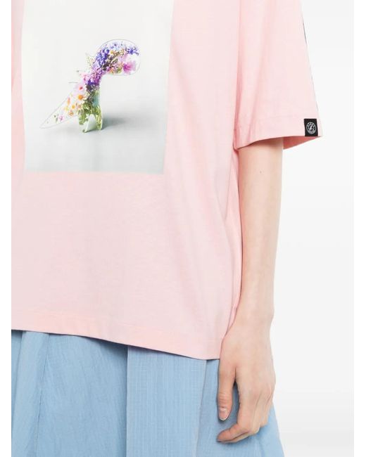 SPORT b. by agnès b. Pink Glass Dino T-Shirt