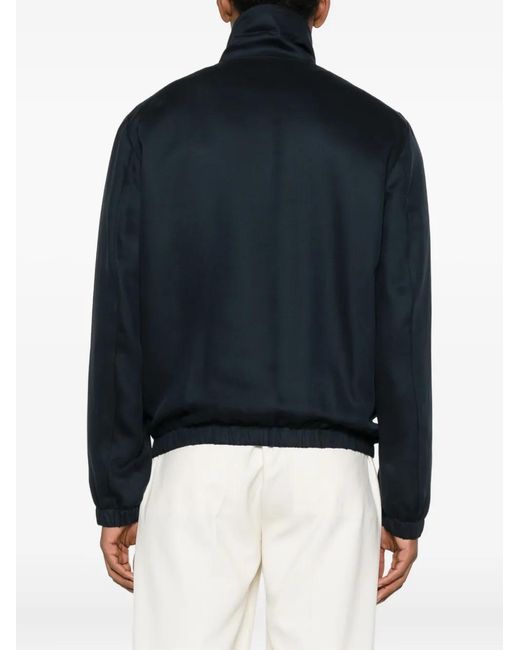 Sandro Blue Zip-Fastening Jacket for men
