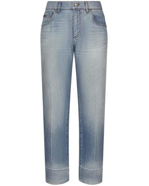 Vaqueros Rectos Dolce & Gabbana de hombre de color Blue