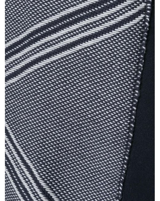 Voz Gray Asymmetric Pattern Skirt