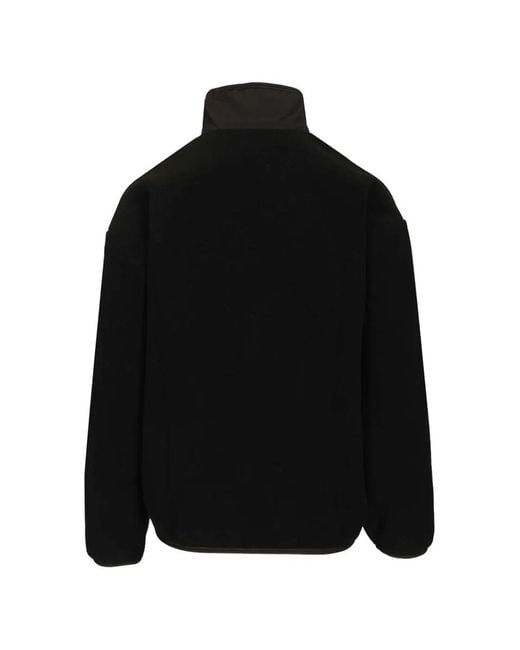 Patagonia Black Logo-Patch Fleece Jacket