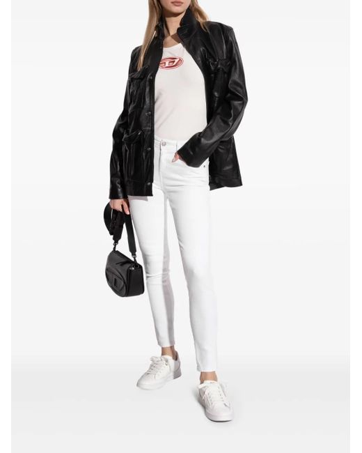 DIESEL White S-Dakota Sneakers