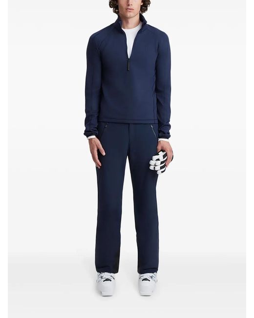 Aztech Mountain Blue Half-Zip Fleece Top for men