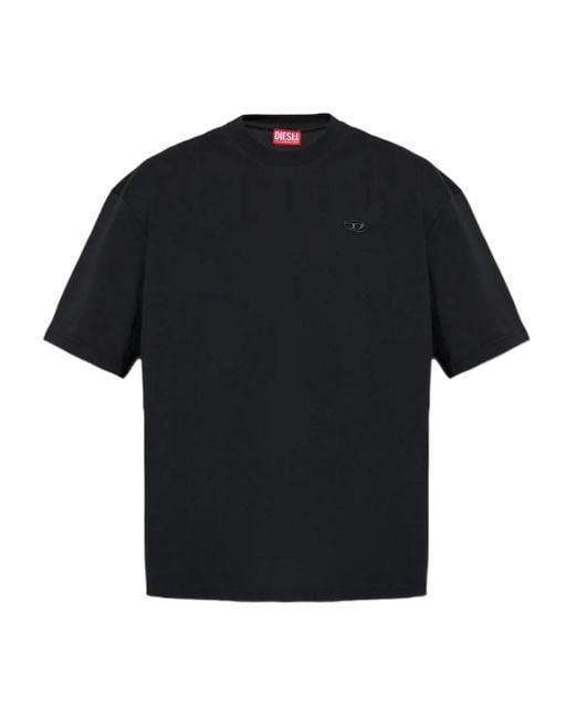 T-Shirt Boggy À Logo Brodé DIESEL pour homme en coloris Black