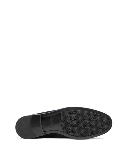 Doucal's Blue Suede Loafers for men