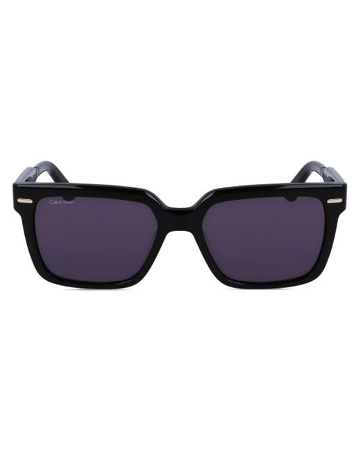 Calvin Klein Blue Wayfarer-Frame Sunglasses for men