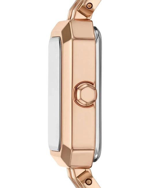 ARMANI EXCHANGE White Rectangle-Shape 44Mm Watch