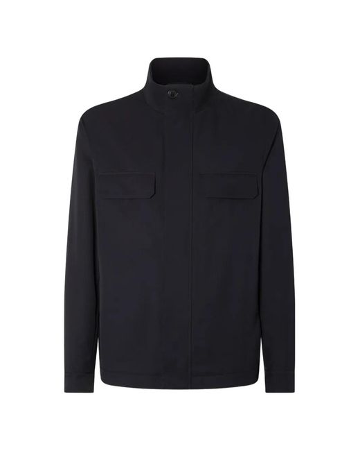 Zegna Blue "Z Lux Leisurewear" Long Jacket for men