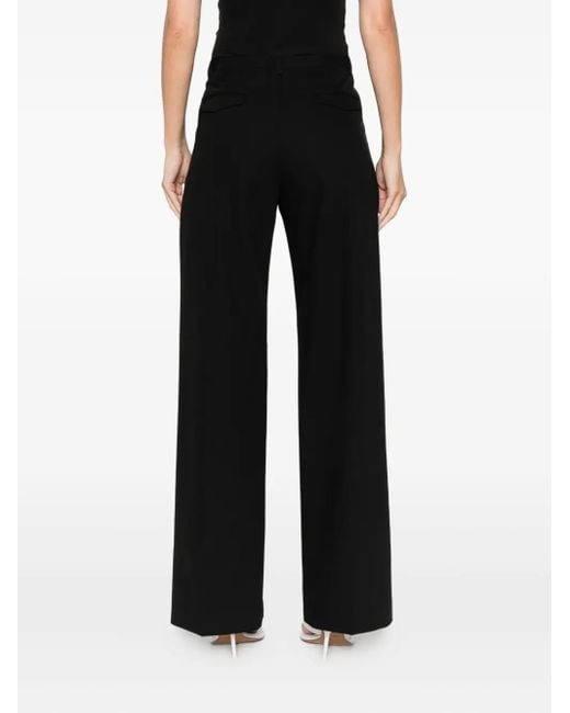 St. Agni Black Belt-Loops Trousers