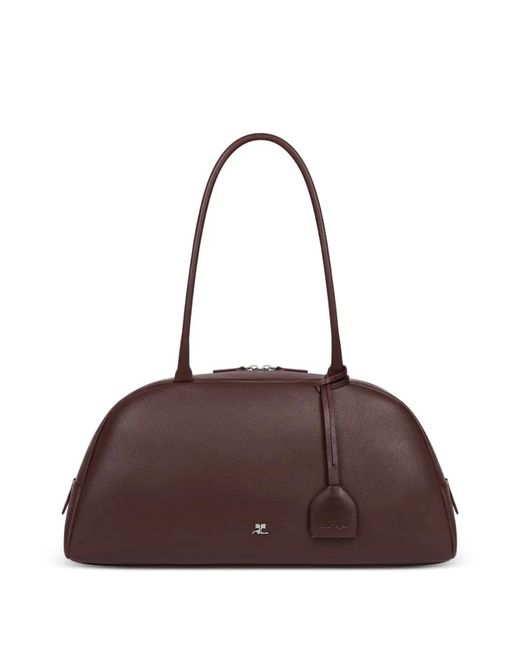 Courreges Brown Monday Shoulder Bag