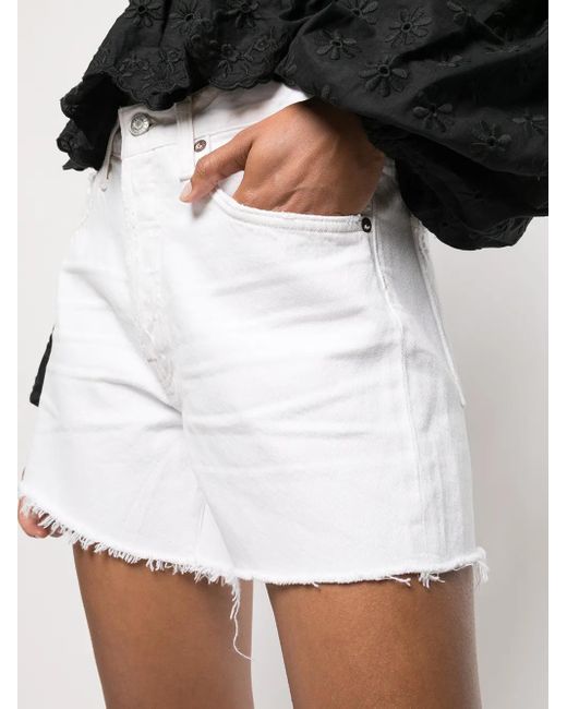 Agolde White Shorts