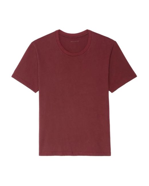 Zadig & Voltaire Red Scorpion-Print T-Shirt for men