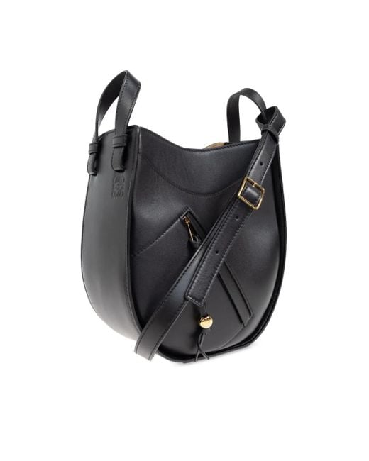 Borsa Tote Hammock Slice di Loewe in Black