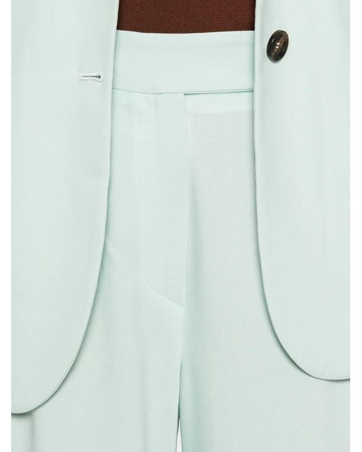 Kiton Blue Single-Breasted Tailored Suit