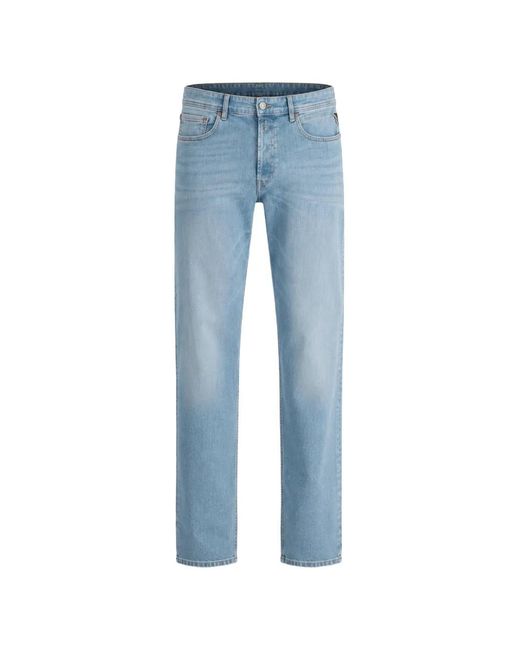 Vaqueros Rectos Grover Replay de hombre de color Blue