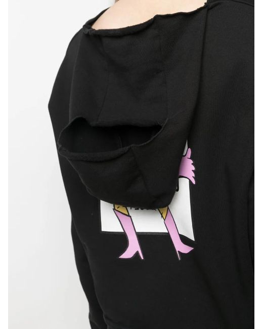 Opening Ceremony Black Light Bulb Box Logo Print Hoodie