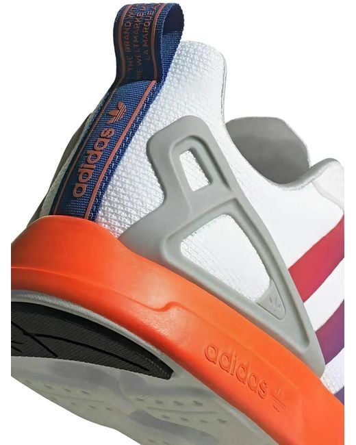 Adidas White Zx 2K Flux Sneakers