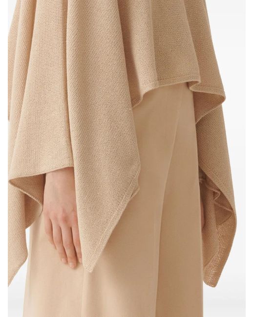 Fabiana Filippi ファインニット ケープ Natural