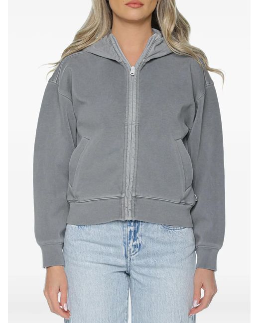 Ecoalf Gray Arica Zip-Up Hoodie