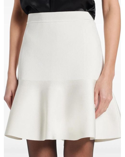 Tom Ford White Peplum Mini Skirt