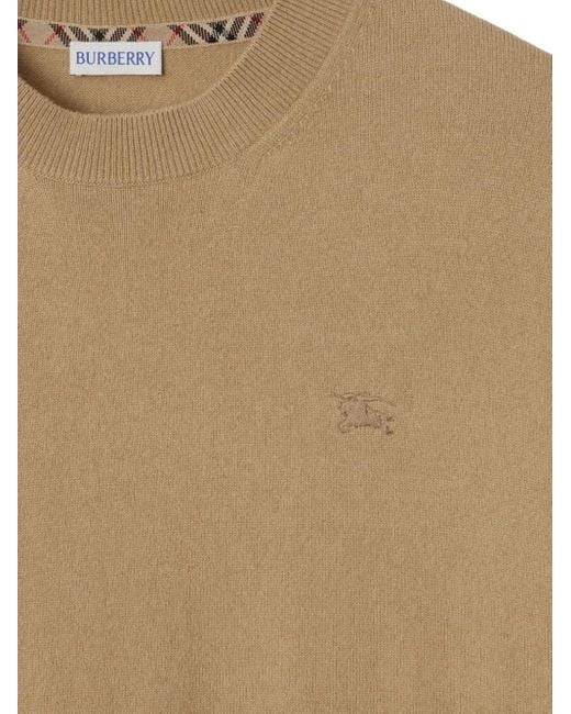 メンズ Burberry カシミアブレンド セーター Natural