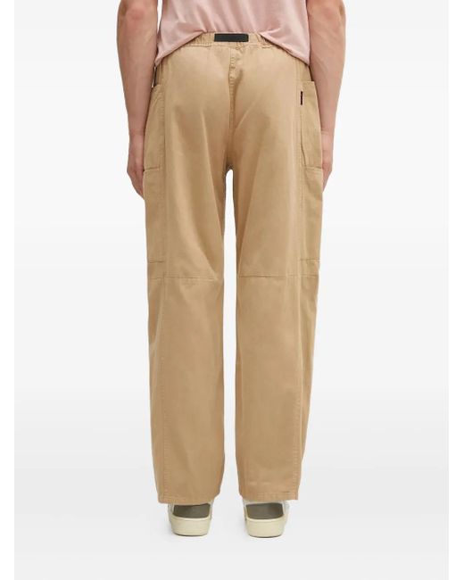 Gramicci Natural Belted Cargo Trousers for men