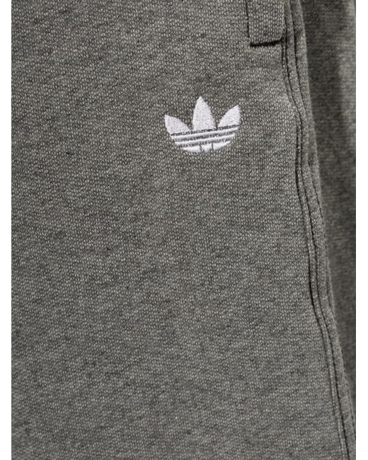Adidas Gray Pantalon De Jogging Ample À Logo Brodé for men