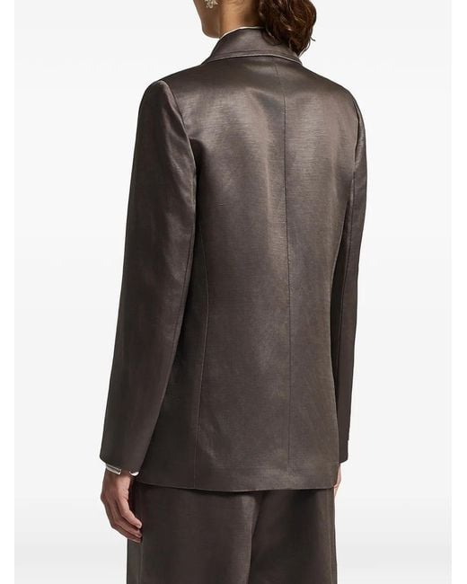 Peserico Gray Glazed Blazer