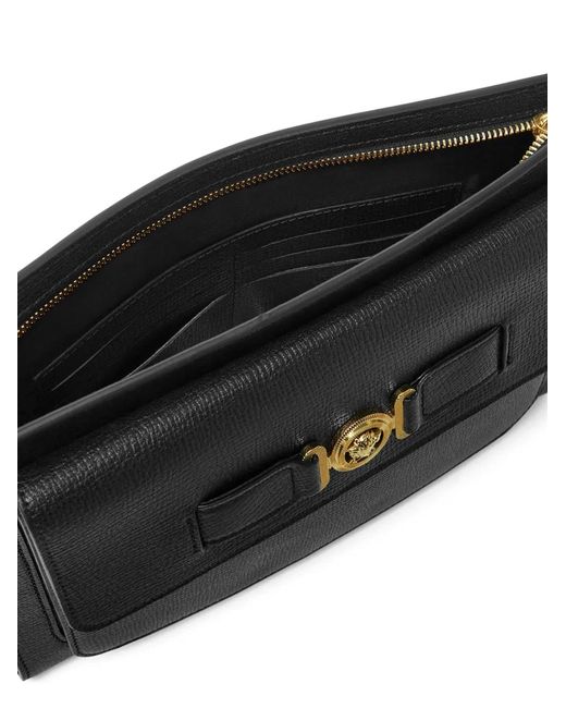 Clutch Medusa Biggie di Versace in Black da Uomo