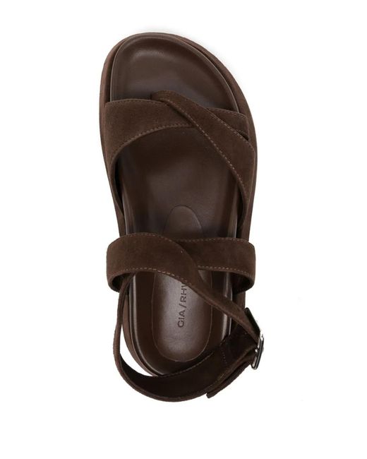 Gia Borghini Brown Gia/Rhw Rosie 41 Flat Sandals