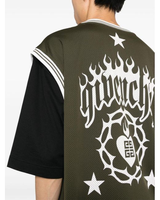 Givenchy T-shirt Met Logoprint in het Black voor heren