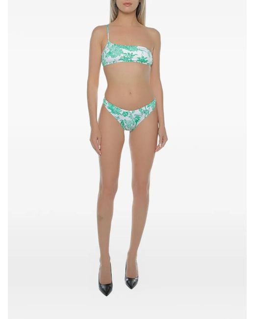 Mc2 Saint Barth White Elise Toile De Jouy Bikini Bottoms