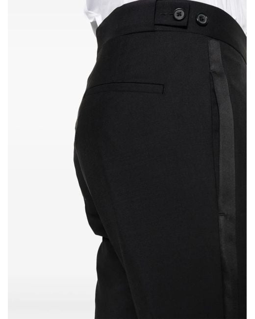 Pantalon De Costume En Laine À Coupe Fuselée Paul Smith pour homme en coloris Black